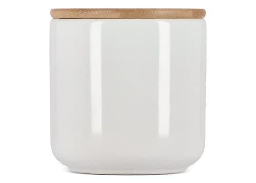 Vorratsdose aus Keramik & Bambus 550 ml
