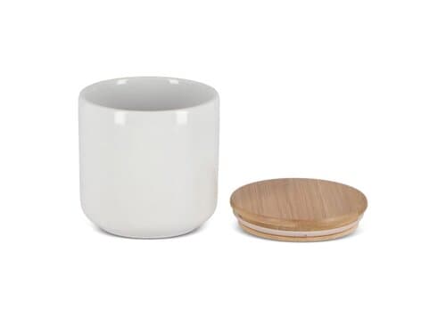 Vorratsdose aus Keramik & Bambus 550 ml