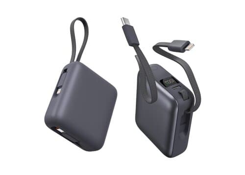 Nova Powerbank 22,5 W Power Delivery mit integrierten Kabeln 10.000 mAh