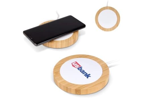 Drahtloses Ladegerät Bambus & RABS 15W