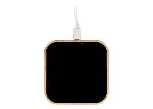 Kabelloses Ladegerät aus Bambus und Glas 10W