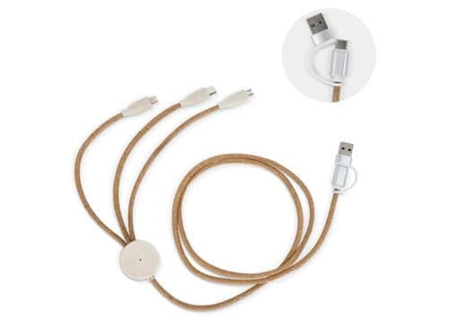 Cork 3 in 1 PD charging & data cable