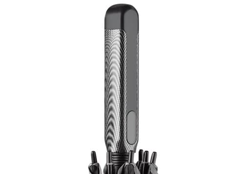 Luxus 25 Doppelkappenschirm mit automatischer Öffnung