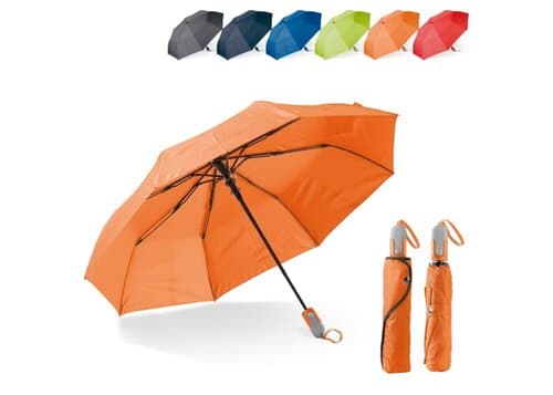 Zusammenfaltbarer 22” Regenschirm mit automatischer Öffnung