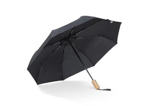 21” faltbarer Regenschirm aus R-PET -Material mit Automatiköffnung