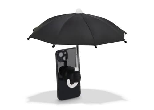 Telefon-Regenschirm mit Saugnapfhalterung