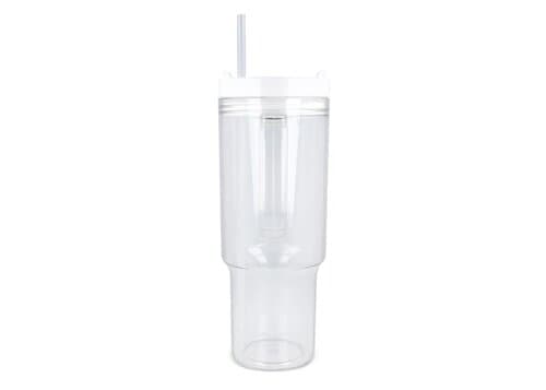 Miami Becher mit Henkel transparent 1,2 l R-PET