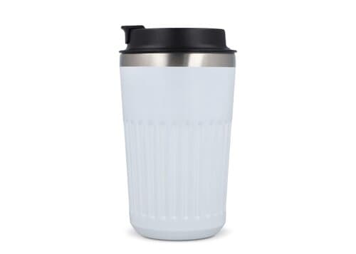 Recycelter Edelstahl-Thermobecher für Kaffee zum Mitnehmen, 400 ml