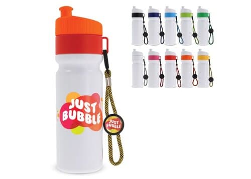 Sportflasche mit Rand und Kordel 750ml