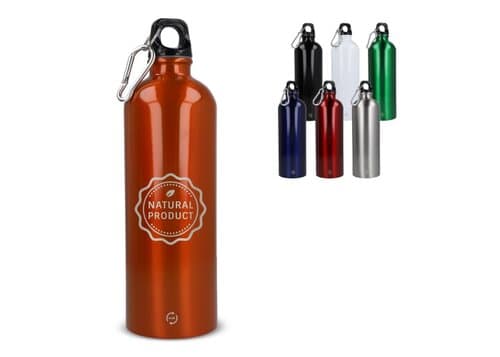 R-Edelstahl einwandige Flasche mit Karabiner 750ml