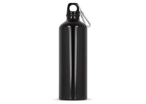 Aluminium Wasserflasche mit Karabiner 750ml