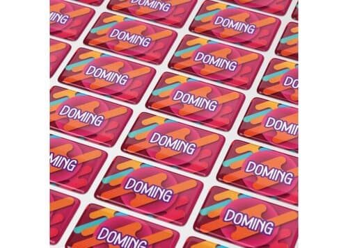 Doming Rechteck 20x10 mm