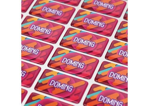 Doming Rechteck 50x20 mm