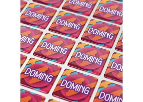 Doming Quadrat 20x20 mm