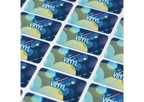 Vinyl Sticker Rechteck 80x25mm