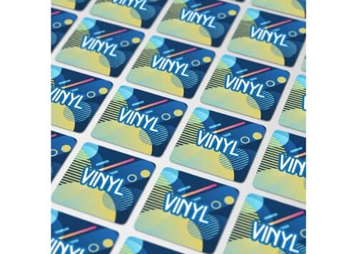 Vinyl Sticker Quadrat 13x13mm