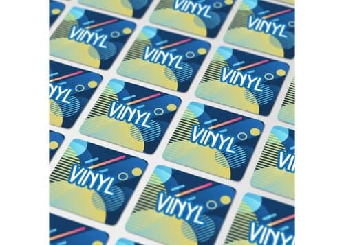Vinyl Sticker Quadrat 20x20mm