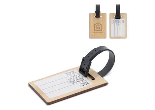 Kofferanhänger aus Bambus