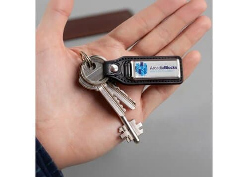 Metallschlüsselanhänger