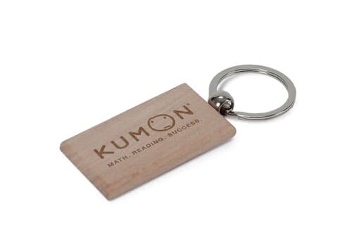 Schlüsselring Holz rechteckig