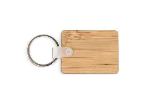 Schlüsselanhänger Bamboo rechteckig
