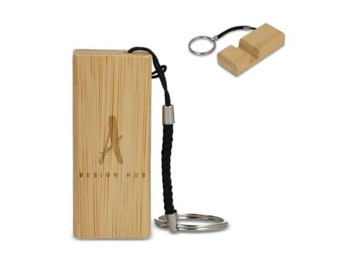 Bambus Smartphonehalter Schlüsselanhänger