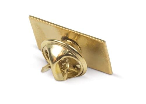 Metall Pin rechteckig 19x13mm