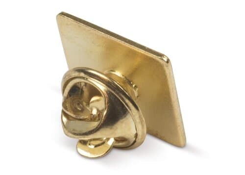 Metall Pin, quadratisch 15x15mm