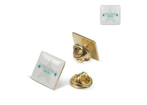 Metall Pin, quadratisch 15x15mm