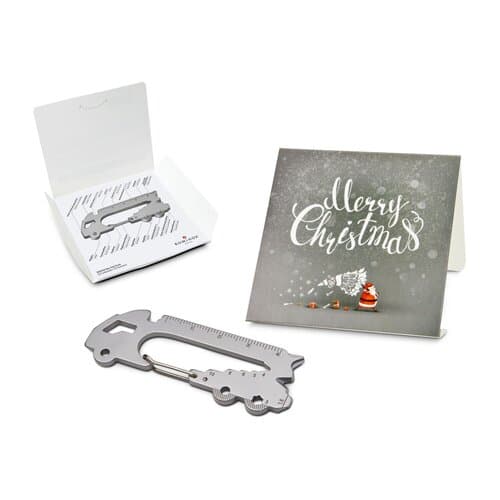 Geschenkartikel: ROMINOX® Key Tool / Multifunktionswerkzeug im Motiv-Mäppchen Merry Christmas