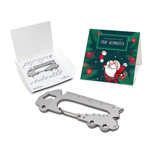 Geschenkartikel: ROMINOX® Key Tool / Multifunktionswerkzeug im Motiv-Mäppchen Frohe Weihnachten