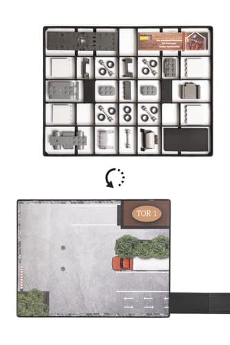 Bausatz in Geschenkverpackung "Sattelschlepper" ohne Parkplatz
