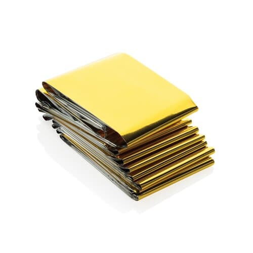 Solra-Rettungsdecke in RCS-Tasche aus recyceltem RPET