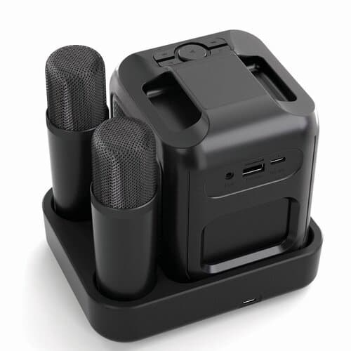 Singvibe Karaoke-Set mit Doppelmikrofon aus RCS rec. ABS