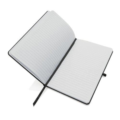 A5 Hardcover Notizbuch aus GRS recyceltem PU