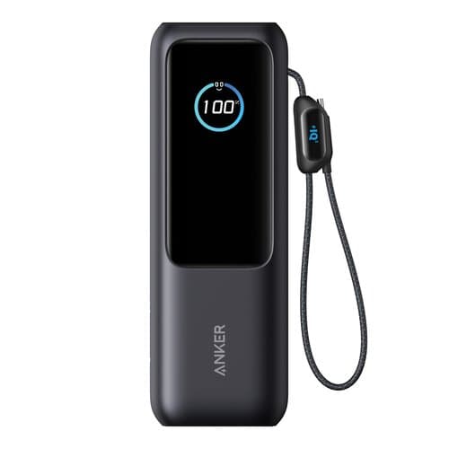 Anker Powerbank 25.000mAh-165W, mit integr. einziehb. Kabel