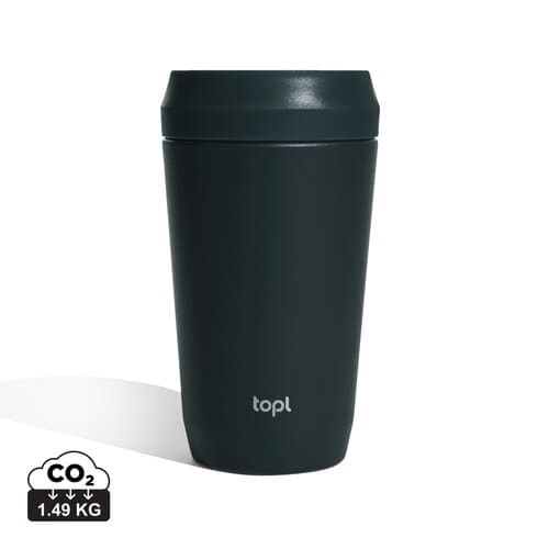 Topl-Trinkbecher aus rec. Stahl mit 360-Grad-Deckel 354ml