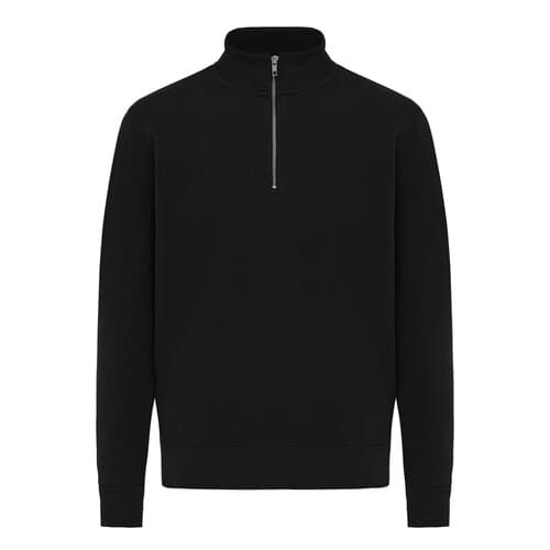 IQONIQ Elgon Quarter-Zip-Sweater aus rec. Baumwolle