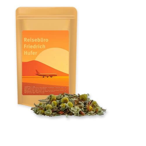 Bio Rotbuschtee Entspannungszeit, ca. 20g, Standbeutel Mini