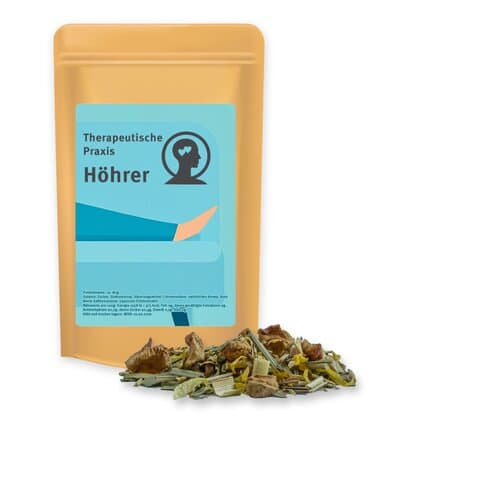 Bio Kräutertee Seelenwohl, ca. 12g, Standbeutel Mini