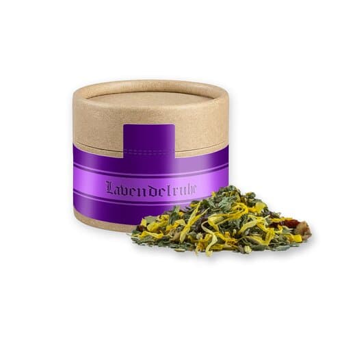 Kräutertee Lavendel, ca. 11g, Kraftpapierdose Mini