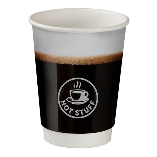 Doppelwandige Pappbecher, 300ml, Doppelwandige Becher Maxi